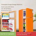 53L Home Bottom Freezer Refrigerator Mini Double Door Two-door Refrigerator and Freezer