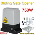550W/370W/750W Electric Sliding Gate Opener AC Motor Gate Automatic Door Operators Heavy Duty Garage Door Opener Kit 2000KG