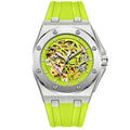 ONOLA 3834 Automatic Mechanical Men's Watch Fashion Sport Waterproof Luminous Watches for Men Silicone Strap Relogio Masculino