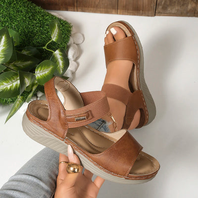 Women's Summer Wedge Sandals Fashion Comfortable Beach | SAMAG