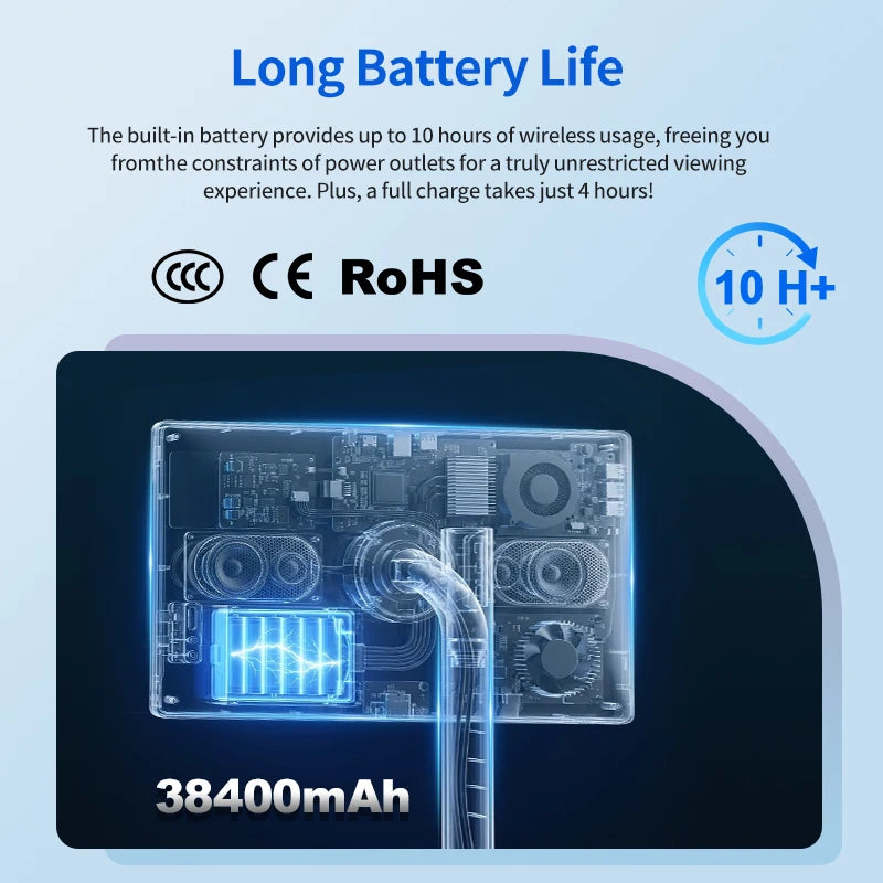 32 Inch Portable TV Rechargeable LCD Smart Display with Camera Wireless1080P Stand Mobile Tv Follow by Me Lcd Monitor on Wheels