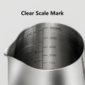 Milk Frother Jug Stainless Steel Container 100ML 350ML 600ML Frothing Pitcher Coffee Cups Latte Barista Espresso Maker Accessory