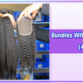 Kinky Straight Bundles Weave Coarse Yaki Straight Weaving Raw Indian Human Hair Bundles With Closure Hair Extensions For Women
