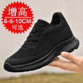 2026 New Men 8cm Height-increasing Shoes Insole Lift Shoes Mesh Sporty Casual 6CM Platform Invisible Height Increase Shoes