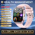 New Men Accurate Health Diagnosis ECG Smart Watch Blood Pressure Blood Oxygen Blood Fat Uric Acid Temp Bluetooth call Smartwatch