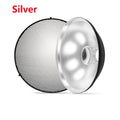 Selens Reflector Beauty Dish 42cm/16.5in Honeycomb Grid and Diffuser Kit for Bowens Mount Studio Shooting Strobe Steady Light