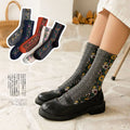 5 Pairs Tide Graffiti Socks Mid Tube Elegant Cartoon | SAMAG
