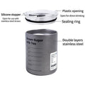 Portable 600ml Thermos Cup 304 Stainless Steel Coffee Mug Thermal Leak-proof Water Bottle with Straw Insulated Bottle Drinkware