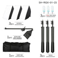Softbox Lighting Kit Photography Studio Boom Arm for Video & YouTube Continuous Lighting Professional Lighting Set Photo Studio