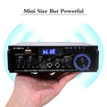 Woopker Amplifier Bt 298 Pro Home Theater Amplifier Karaoke Dual Channel Stereo Bluetooth 5.0 Maximum 800W RMS 45w+45w