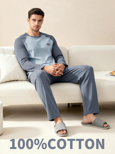 Men's 100% Cotton Long Sleeved Four Season Plus Size | SAMAG