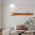 Spain Large Wall Clock Modern Design Metal Luxury Wall Watches Clocks DIY Home Decor Silent Living Room Orologi Da Parete Gift