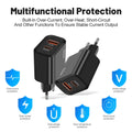 55W PD Fast USB Charge Charger 2 Ports EU US Plug Wall Charger Adapter For iPhone Xiaomi Huawei Samsung USB C Phone Charger