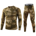 Thermal Underwear Men Winter Fleece Warm Tights Compression Quick Drying Thermo Lingerie Set Long Johns Man Camouflage Clothing