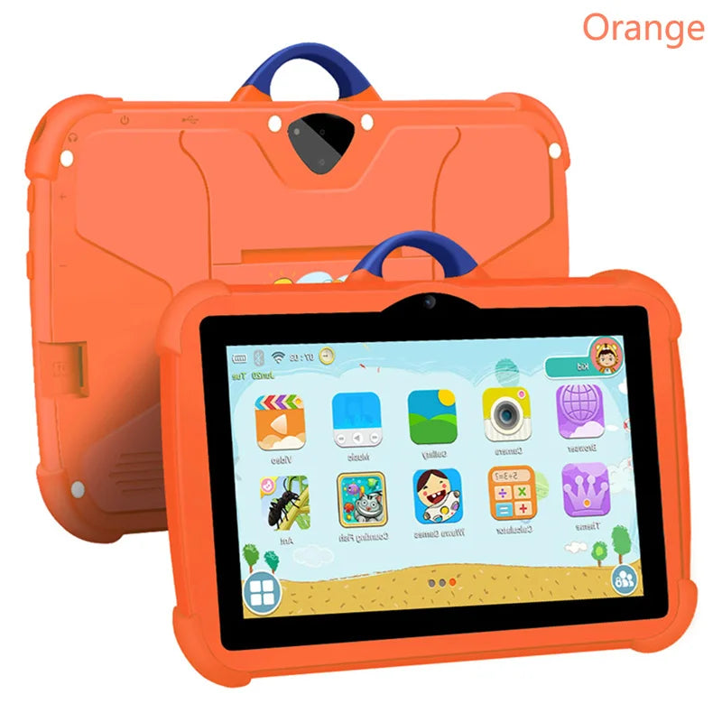 New 7 Inch WiFi Tablet PC Google Learning Education Kids' Tablet Quad Core 4GB RAM 64GB ROM Wi-Fi Android Tablets 4000mAh