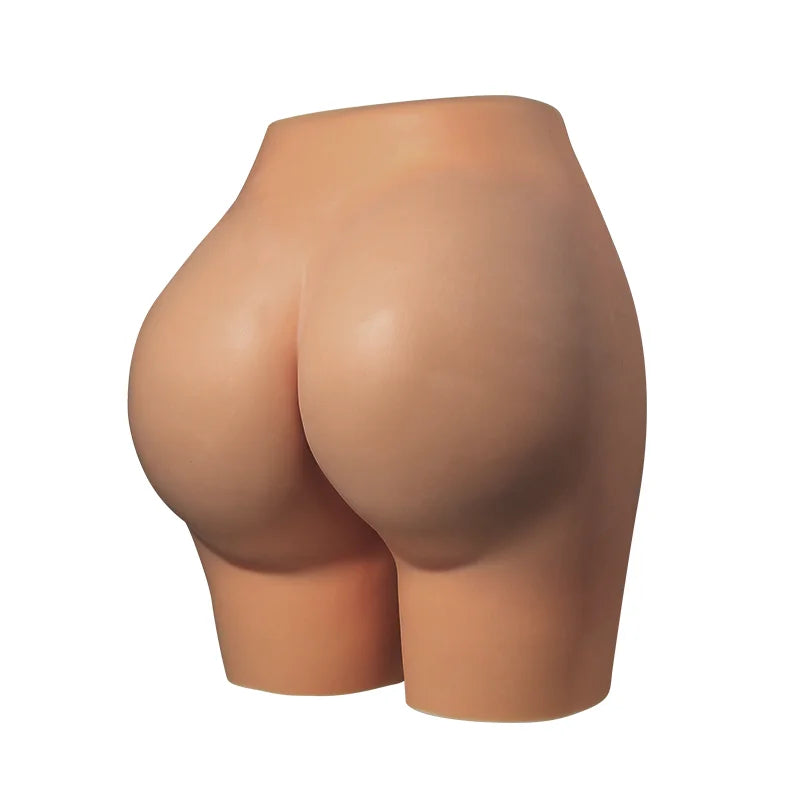 Extra Thick Men's Silicone False Vagina Pants Sexy Buttocks 2cm Shemale Cosplay Crossdresser Drag Queen Hip Enhancer Pant