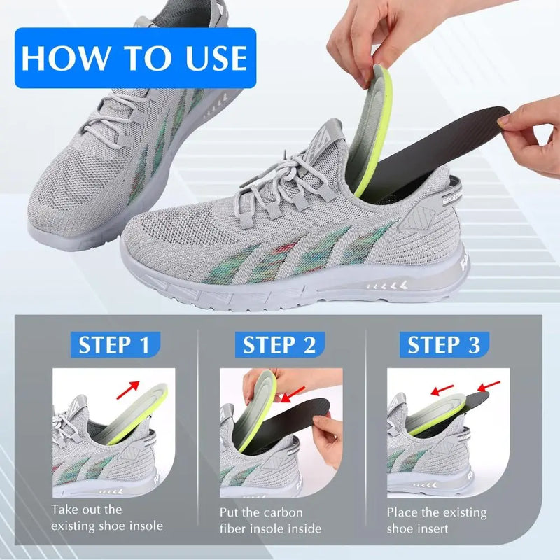 1 Pair Extension Orthotic Insert Morton's Toe Orthotic Pain Relief Rigid Support Carbon Fiber Insole Lightweight Firm Toe Plate