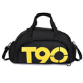 New T90 Travel Duffle Gym Backpack Women Fitness Boston Luggage Handbag Sports Shoe Shoulder Weekend Big Tote Train Bag Man