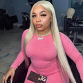 46 Inch Long Straight Blonde 613 HD Lace Frontal Human Hair Wig 13x4 Lace Front Colored Wig 13x6 Human Hair Wigs For Women