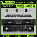 FUHAM PM9500 1700W Professional Power Amplifier 2 Channel High Power Audio Amp for DJ Stage Live Performance Disco Club Speaker