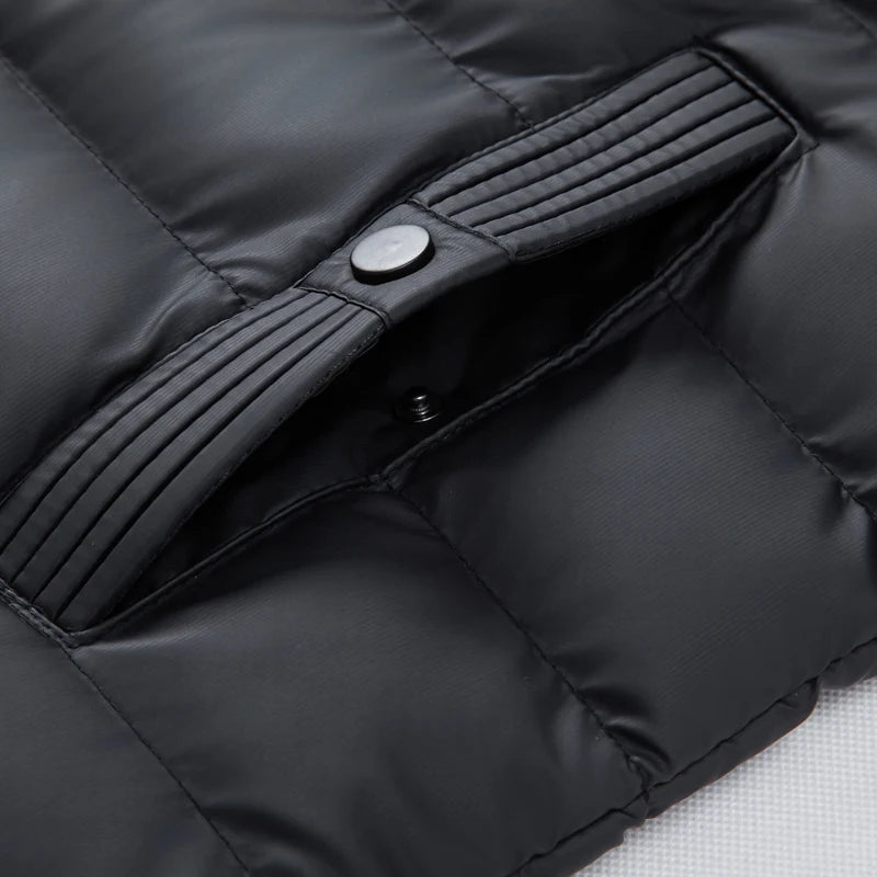 Men Lightweight Cotton Parkas Men Hooded Youth Casual Versatile Short Jacket Men Autumn and Winter Snow Clothing Thermal Jacket