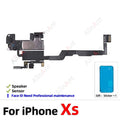 Waterproof Sticker + Flex For iPhone 11 Pro X Xr Xs Max 7 8 Plus Phone Top Proximity Sensor Ear Earpiece Speaker Flex Cable