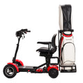 Foldable  4 Wheel Power Mobility golf cart scooter super powerful Lightweight Electric Fat tire  golfcart electric golf trolley