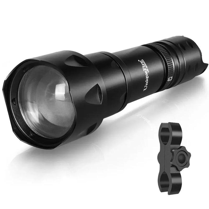UniqueFire 2002D 44mm Lens Vcsel IR 940nm 850/810nm LED Hunting Flashlight Zoom Night Vision Dimmer Swtich Torch Max.1000 Meters