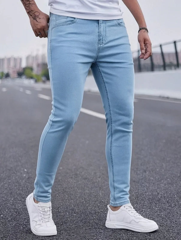 Men'S Casual Fashion Jeans; Slim-Fit | SAMAG