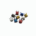 4 PCS Universal Crown Wheel Valve Covers Air Dustproof Waterproof Car Motorcycle Tyre Rim Covers Car Decoration Valve Caps