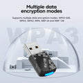 DRIVER FREE AX900 USB WiFi 6 Bluetooth 5.4 Adapter 2 in 1 Dongle Dual Band 2.4G&5GHz Network Wireless Wlan - Visuel 6 | SAMAG