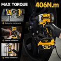 Dewalt DCF921 Cordless Electric Brushless Impact Wrench High Torque LED Light 406N.m Lightweight - View 3 | SAMAG