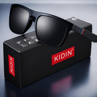KIDIN Fashion Square Vintage Polarized Sunglasses Men | SAMAG