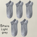 5 Pairs Spring Summer Thin Men's Bamboo Fiber Socks Short | SAMAG