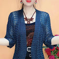 Spring Summer New Ice Silk Knit Cardigan Women - View 3 | SAMAG