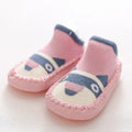 Baby Shoes Cotton Floor Socks Shoes Cartoon Cute Baby First Walkers Toddler Shoes Girl Boys Kids Soft  PU Sole Shoe Anti-slip