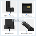 1/2/5PCS Baofeng UV-32 Radio Battery Eliminator 12-24V DM-32 Walkie Talkie Car Charger For DM32 UV32 Cigarette Lighter Accessory