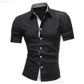Men's casual business short-sleeved shirt | SAMAG