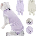 Breathable Pet Recovery Suit Soft Cotton High Elastic Cat Sterilization Clothes Adjustable Anti-Licking Weaning Jumpsuit