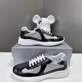 High-End Men's Sporty Casual Slip-On Shoes Breathable Leather Uppers Fashionable Glossy Finish Lightweight Comfortable All-Se
