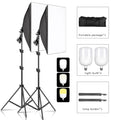SH 50x70CM Photography Softbox Lighting Kits Professional Continuous Light System Equipment For Photo Studio