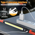 Super Bright Magnetic Work Light Built-in 5200mAh Rechargeable Battery Underhood Work Lamp Bar For Car Repair Outdoor Lighting