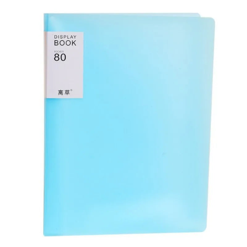 Plastic Budget Binder A4 File Folders For Documents 60/100 Pages Filing Products Office Supplies Desk Stationery Organizer