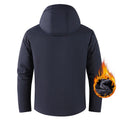 Winter Men Warm Waterproof Jackes Coat Mens Windproof Fleece Thicken Jacket Parkas Man Outdoor Casual Hooded Coat Jackets Male