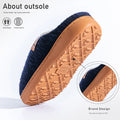 Winter Women's Slippers TPR Sole anti Slip Soft Knit Home Shoes Comfortable and Warm Indoor Casual Shoes