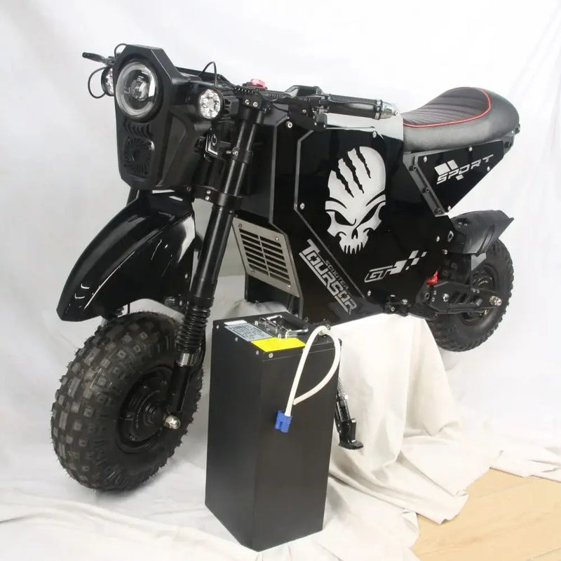 Customize 14inch Off-road Electric Motorcycle 72V 10000W 50Ah Dual Motors Long-Range Lithium Battery Speed 62MPH Range 93Mile
