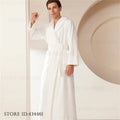 Large Size Flannel Men's Long Robe Kimono Gown Winter Thicken Sleepwear Loungewear Loose Coral Fleece Couple Pajama Home Clothes