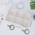 1 Set, (Including 8PCS) Flocking Jewelry Box Jewelry Tray
