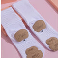 Blue Silicone Anti Slip Cotton Grip Socks Unisex Adult Kids Ballet Contemporary Chinese Dance Yoga Barre Floor Practice Socks