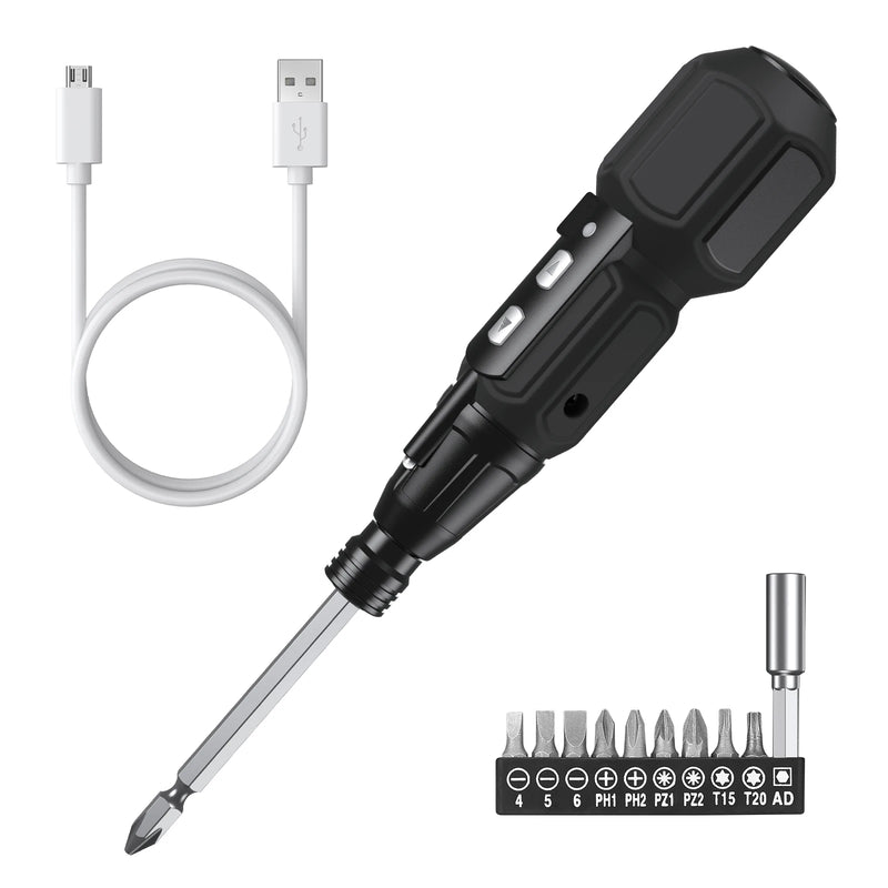 Electric Screwdriver Cordless Rechargeable Power Set Portable Automatic Home Repair Tool Kit with LED Lights - View 7 | SAMAG